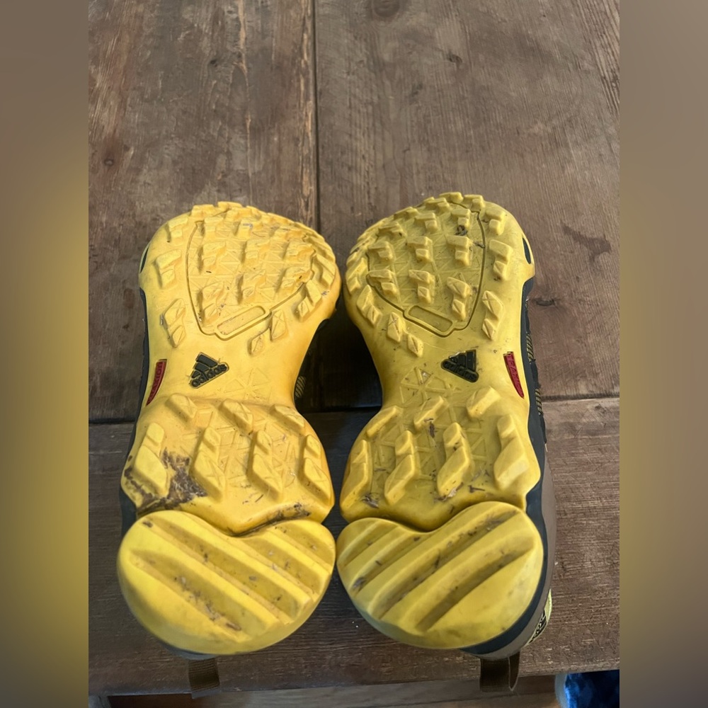 ADIDAS AX2 B22855 Raw Ochre Yellow Trail Hiking Outdoor Shoes Size 6.5 - Picture 5 of 6